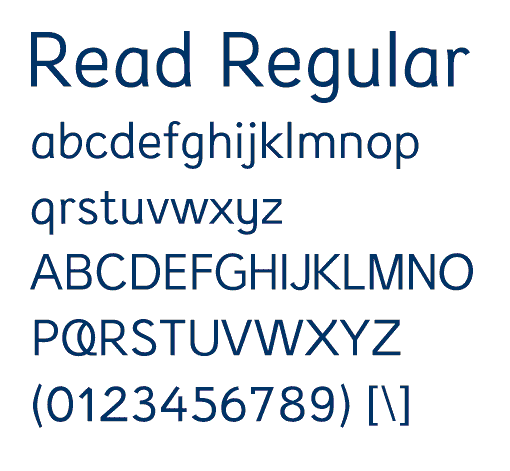 Read Regular Typeface