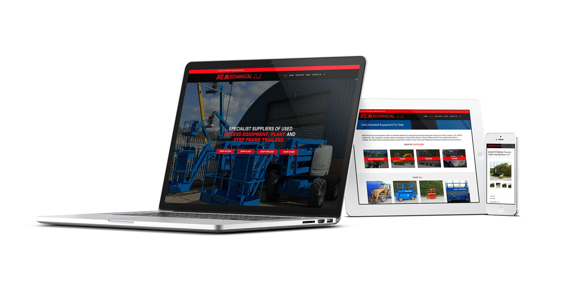 A&E Mechanical Website Design