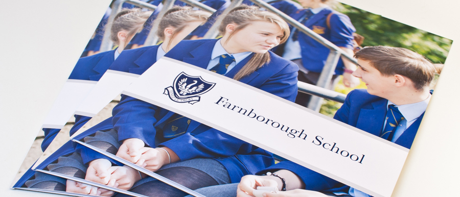 farnborough school prospectus design nottinghamshire