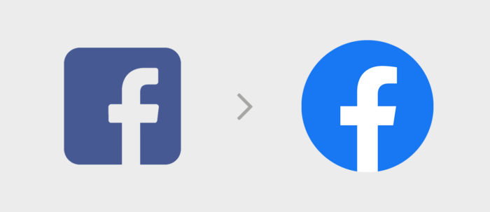 Facebook Logo - Square Logo vs Round Logo