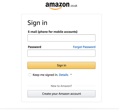 Amazon Field Form Example