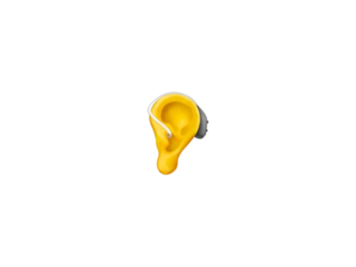 Hearing aid emoji (Courtesy: Emojipedia)