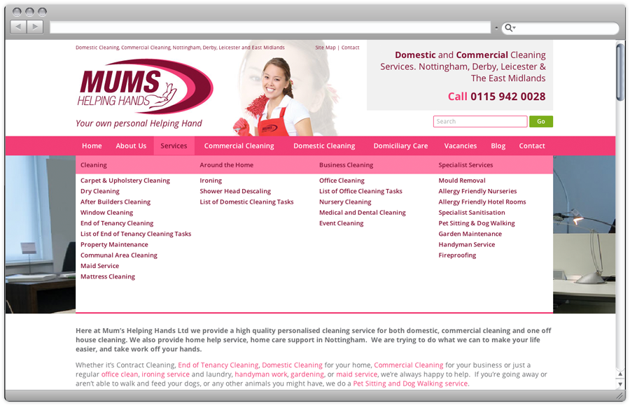 mums-helping-hands-website-design-mega-menu