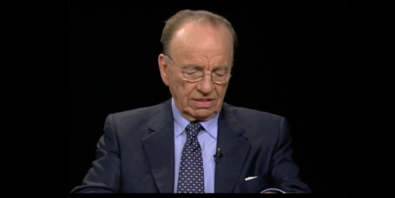 Murdoch speak to Charlie Rose