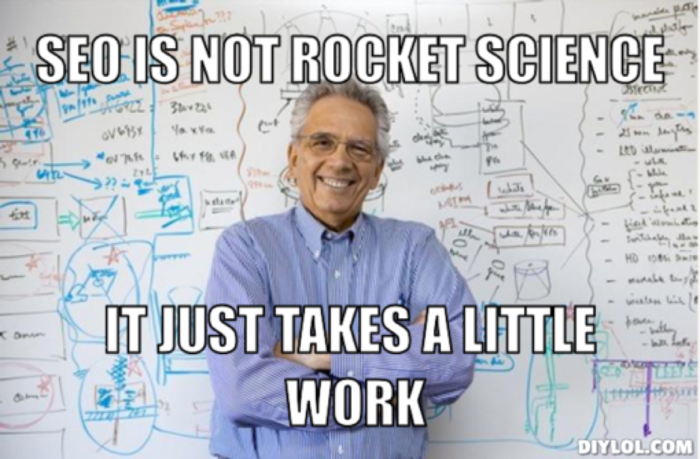 SEO Science meme