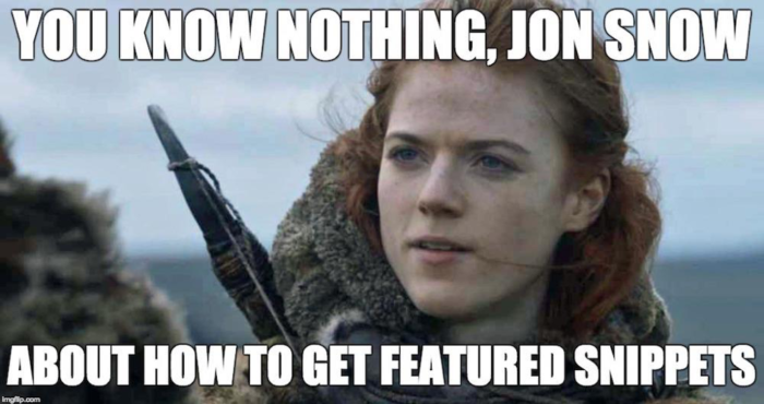 Game of Thrones SEO meme